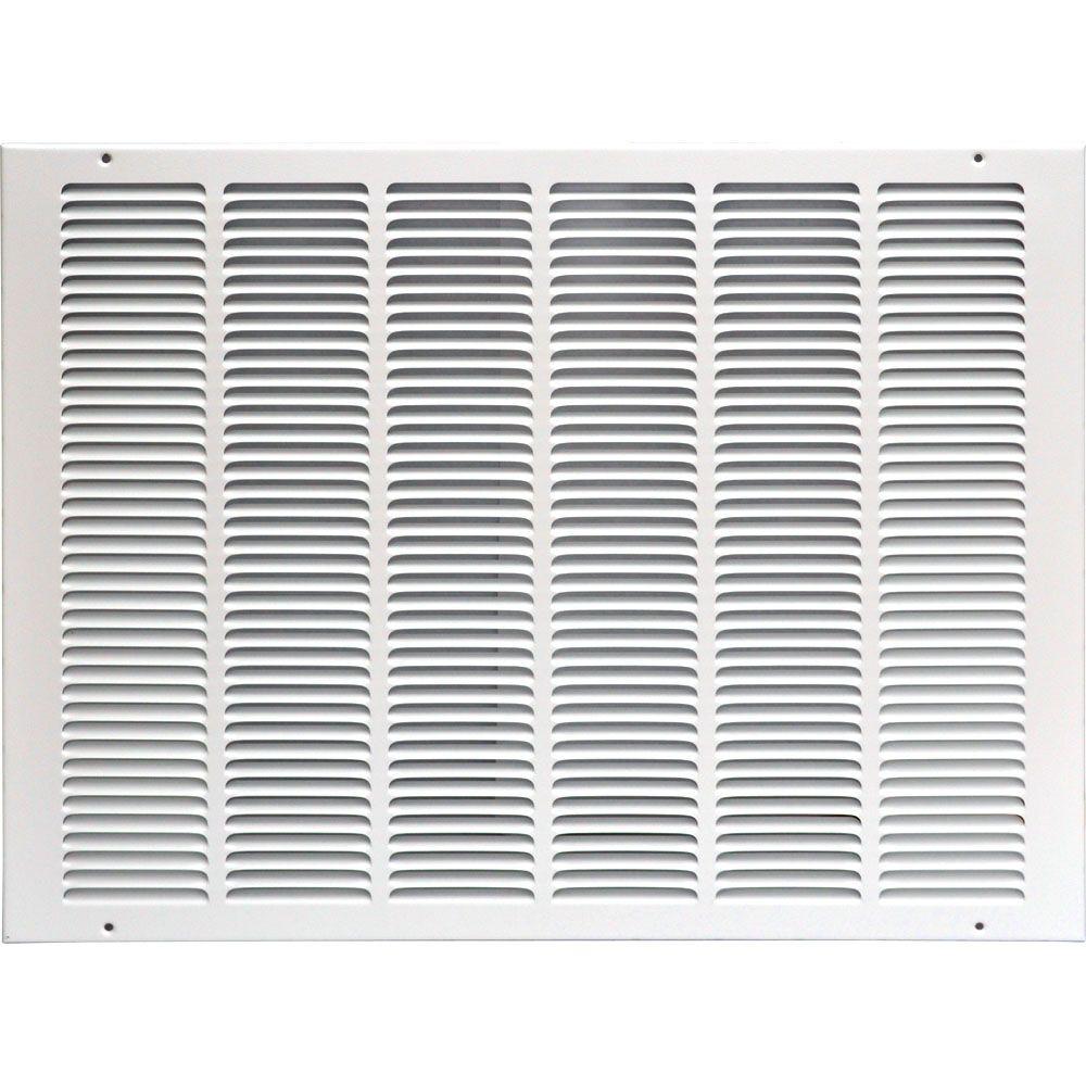 TruAire 24 in. x 16 in. White Return Air Filter Grille-H190 24X16 ...