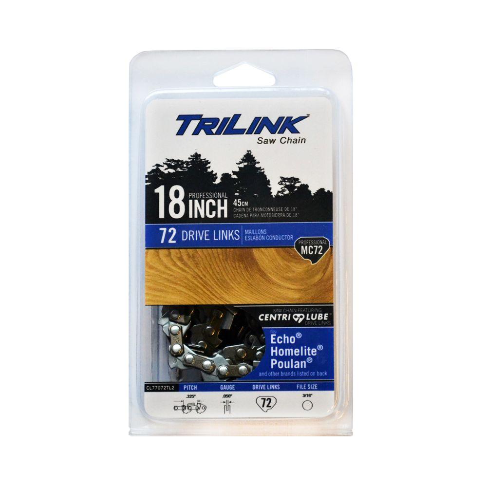 TriLink 18 in. MC72 Full Chisel Chainsaw Chain-CL75072TL2 - The ...