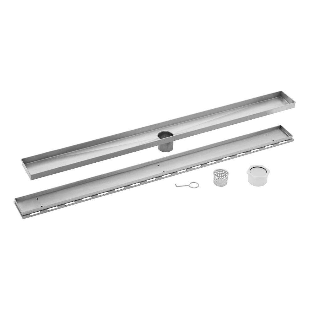 Cahaba 60 In Stainless Steel Tile Insert Linear Shower Drain Cahaba 60 In Stainless Steel Tile Insert Linear Shower Drain