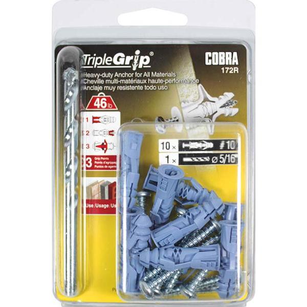 Screw it Again Masonry Anchor 10 Pack