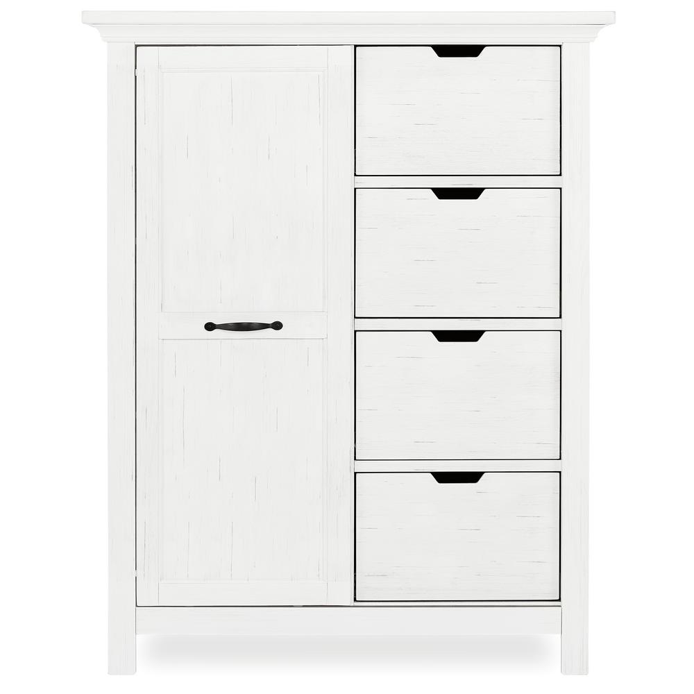 childrens white wardrobe and chest of drawers