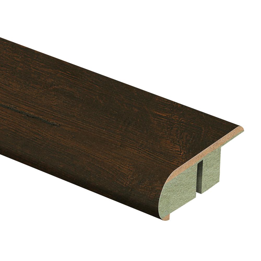 Zamma Java Scraped Oak 3 4 In Thick X 2 1 8 In Wide X 94 In Length Laminate Stair Nose Molding 0137541812 The Home Depot