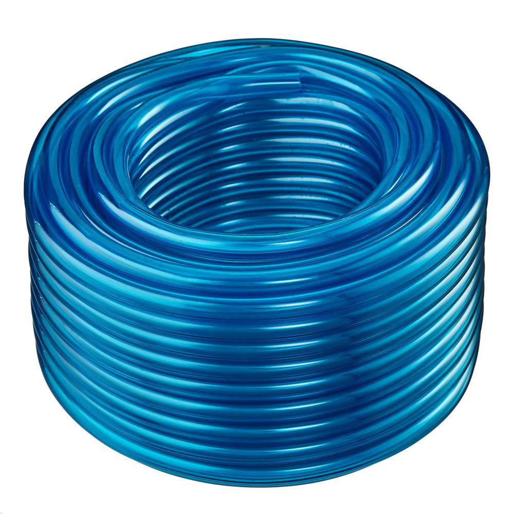 HydroMaxx 3/4 In. I.D. X 1 In. O.D. X 100 Ft. Blue Translucent Flexible ...