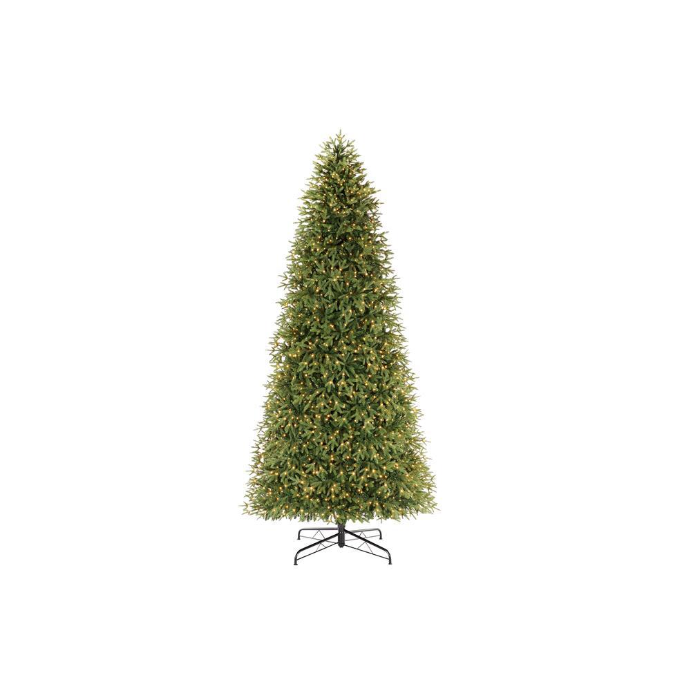 Home Accents Holiday 12 ft Jackson Noble Fir LED Pre-Lit Artificial 12 Ft Noble Fir Artificial Tree