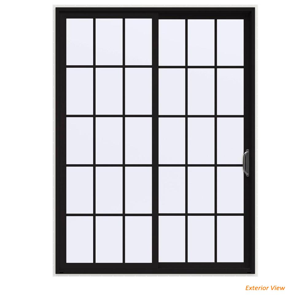 72 X 96 Energy Star Black Patio Doors Exterior Doors The