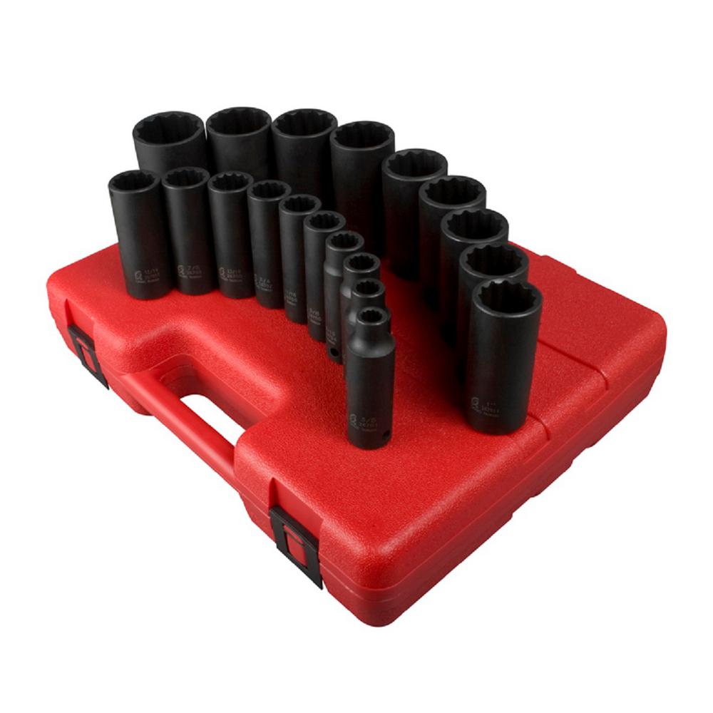 12 point deep impact socket set