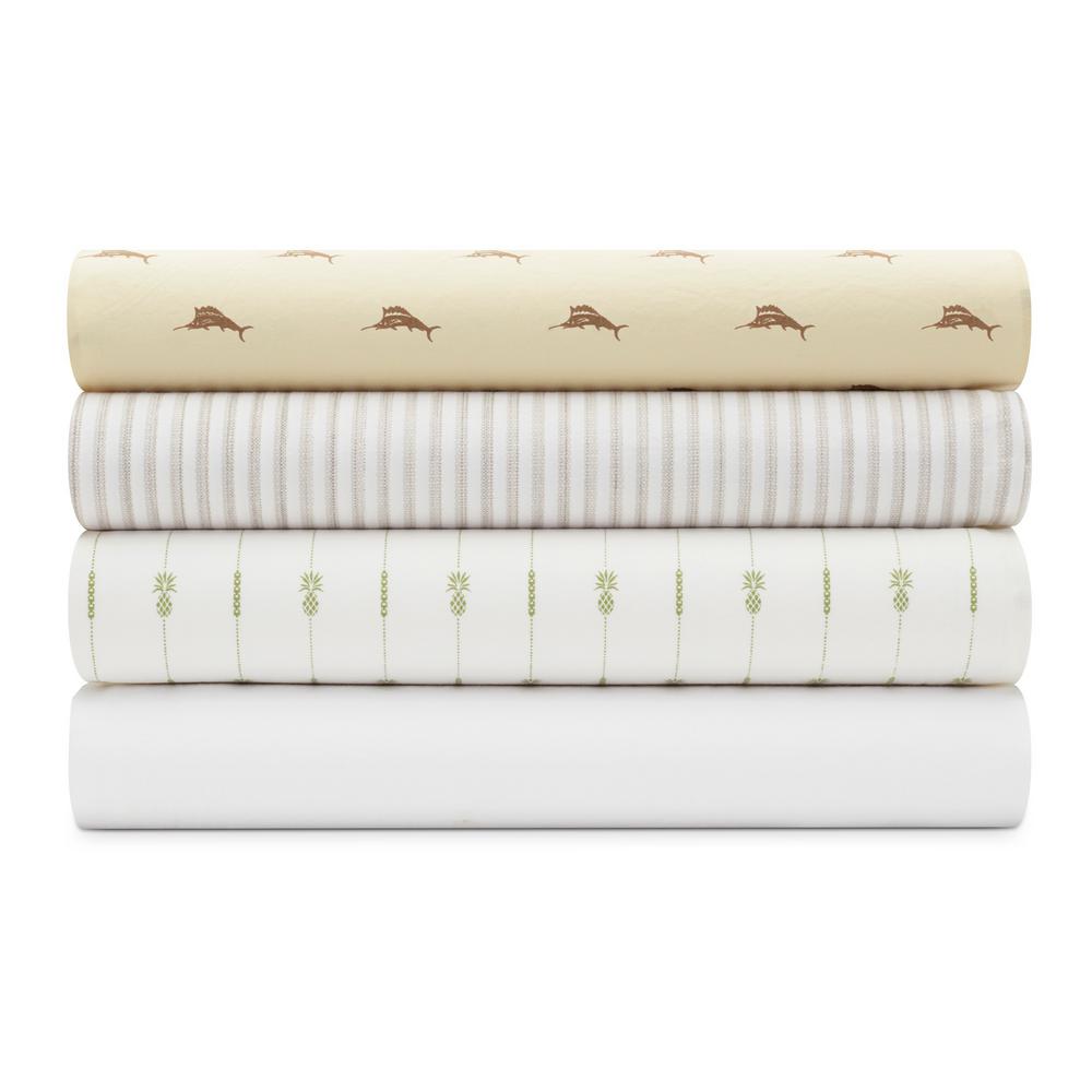 tommy bahama pineapple pinstripe sheets
