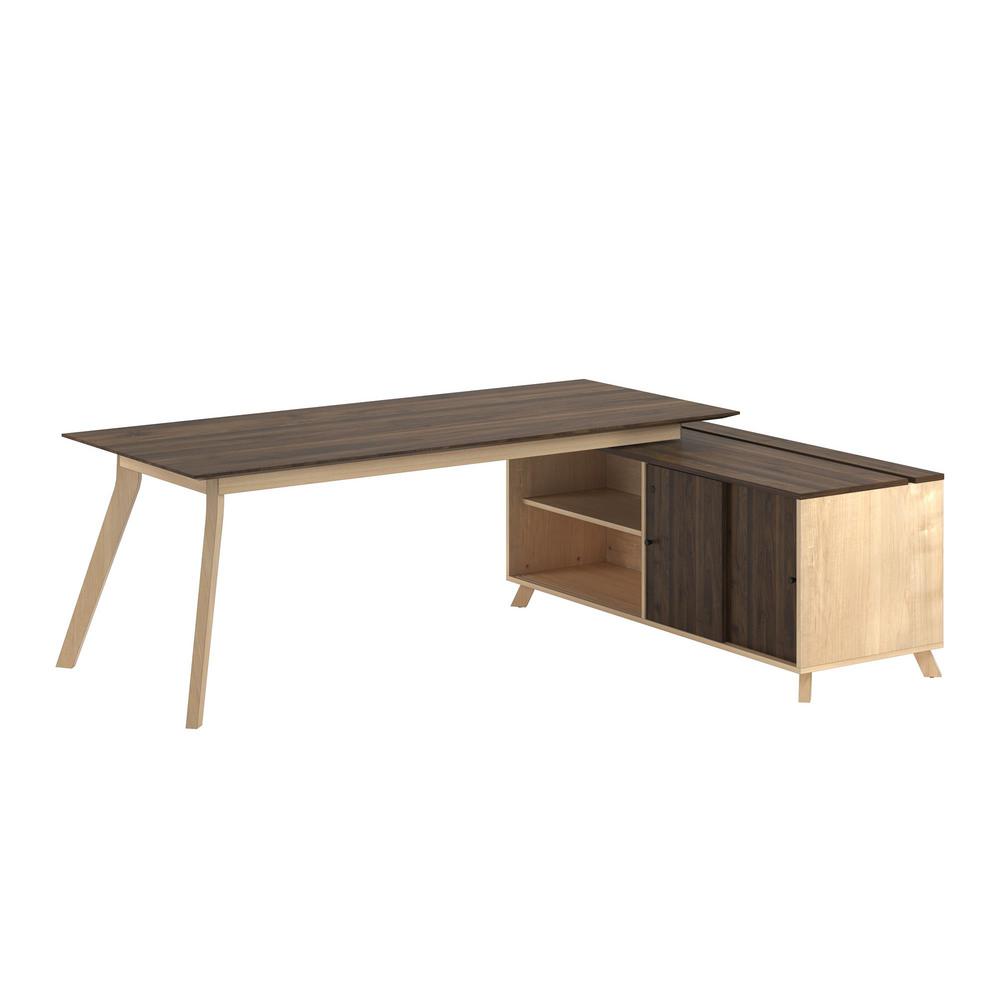 Ameriwood Ax1 L Shape Walnut Desk Mobile File And Storage Cabinet Ameriwood Ax1 L Shape Walnut Desk Mobile File And Storage Cabinet Bundle
