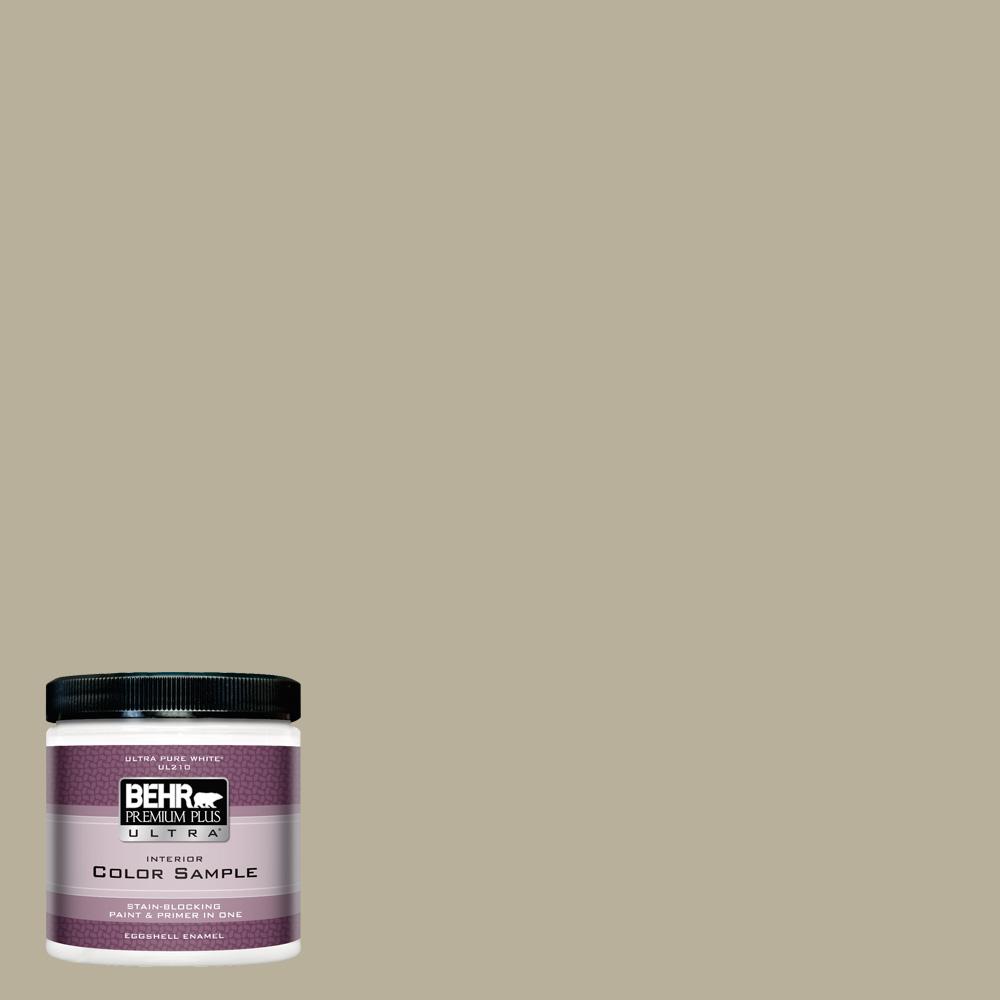BEHR Premium Plus Ultra 8 oz. N3403 Bonsai Pot Eggshell Enamel