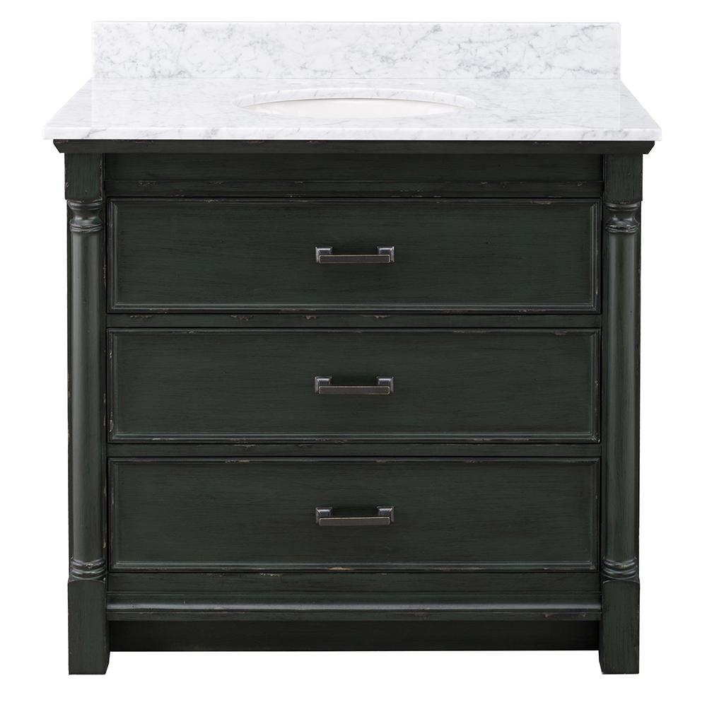 Home Decorators Collection Greenbrook 37 in. W x 22 in. D Vanity in