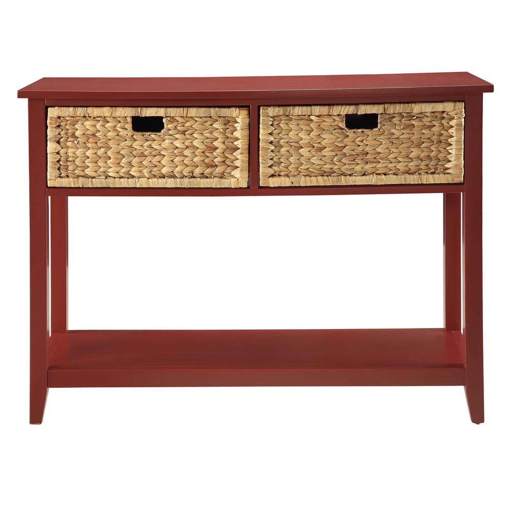 Acme Furniture Flavius Console Table In Burgundy 90268 The Home Depot Acme Furniture Flavius Console Table In Burgundy