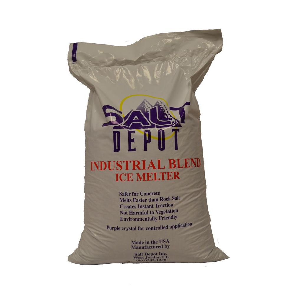 Salt Depot 40 lb. Industrial Blend Ice Melter-530446 - The Home Depot