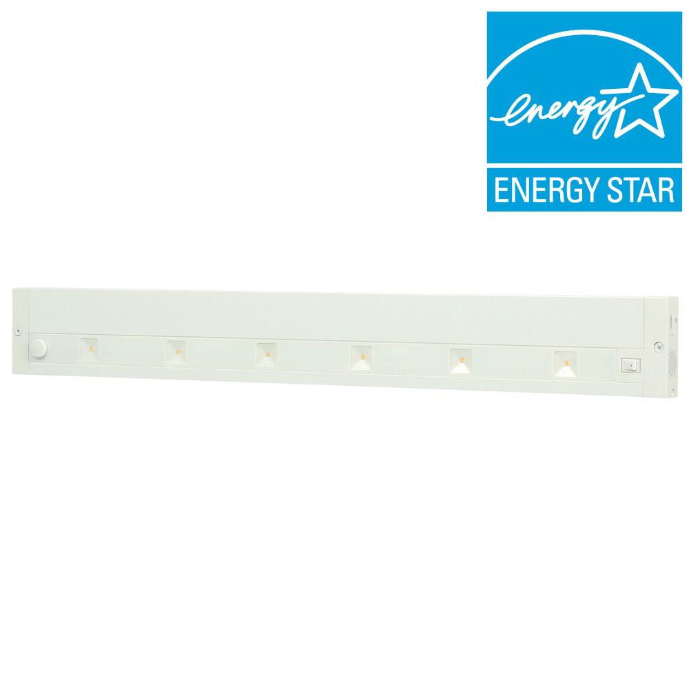 Juno 24 In White Led Dimmable Linkable Under Cabinet Light Ull24