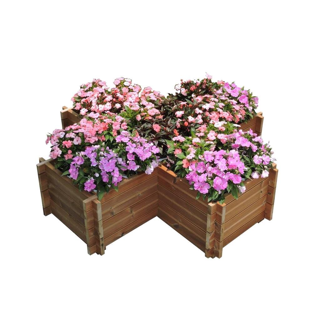 TherMod 62 in. x 15 in. Wood PlanterTHPLUS The Home Depot
