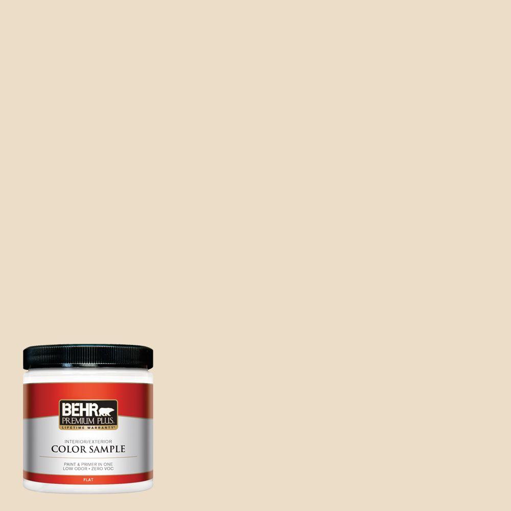 Behr Premium Plus 8 Oz 710c 2 Raffia Cream Flat Interior Exterior 710c 2 Raffia Cream Flat Interior Exterior