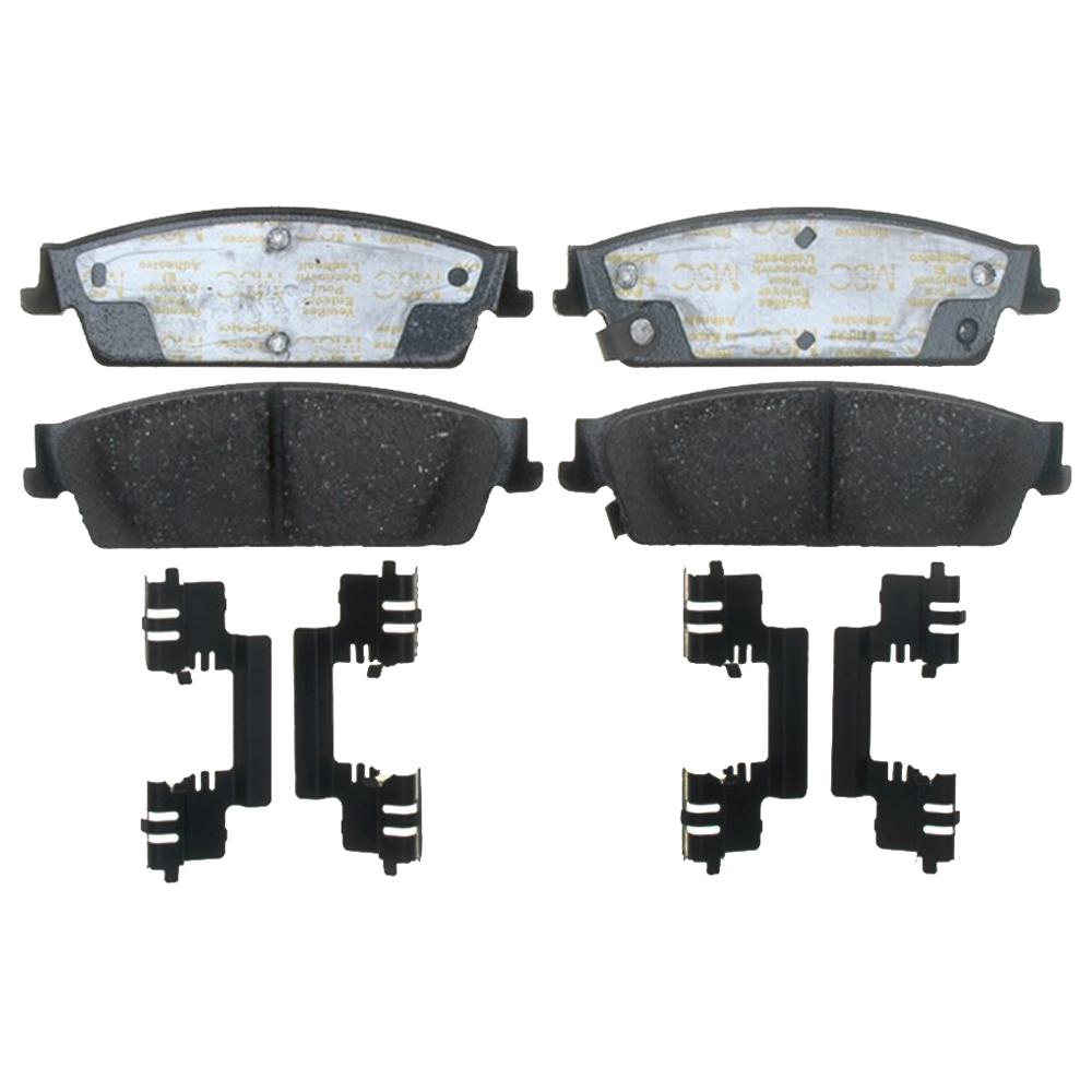 Disc Brake Pad Set-Ceramic Front ACDelco Pro Brakes 17D1075CH