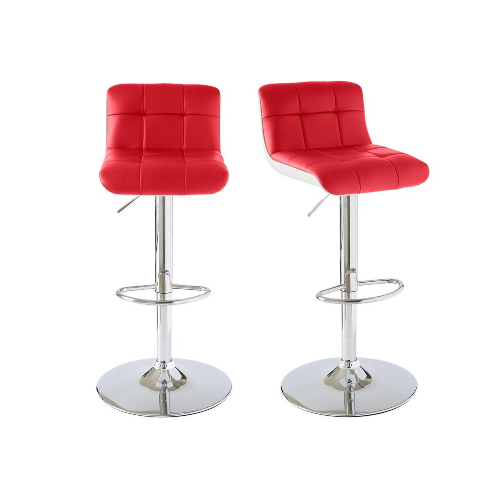 red bar stools