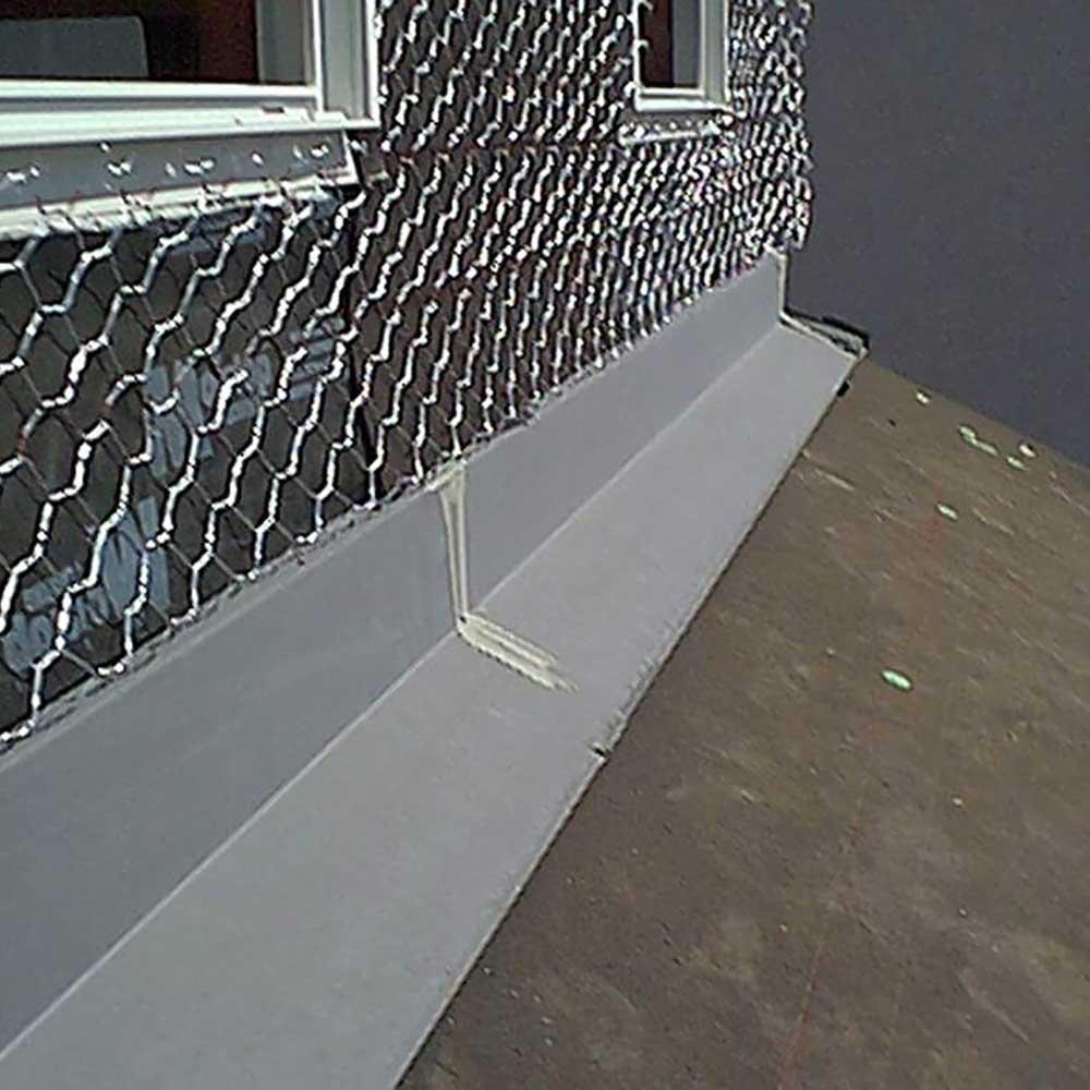 Soldered Galvanized Steel for Superior Roof Waterproofing Roof-to-Wall Flashing System 1, Right Outside Corner 2//12 Pitch Roof Corner Flashing for Inside /& Outside Corners