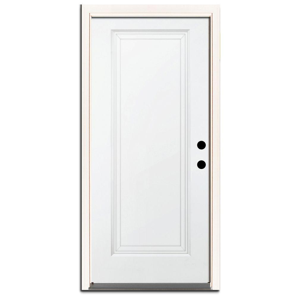 Steel prehung door