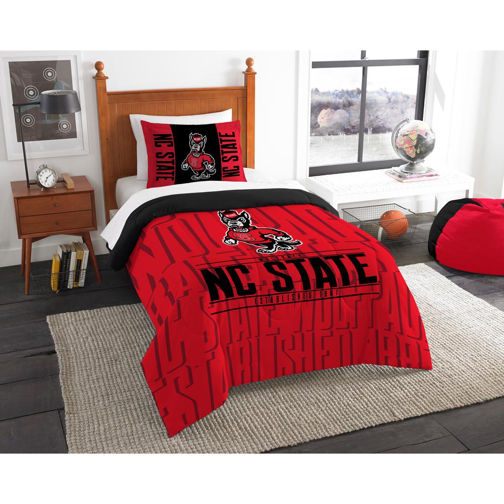 Nc State 2 Piece Modern Take Multi Twin Comforter Set Nc State 2 Piece Modern Take Multi Twin Comforter Set