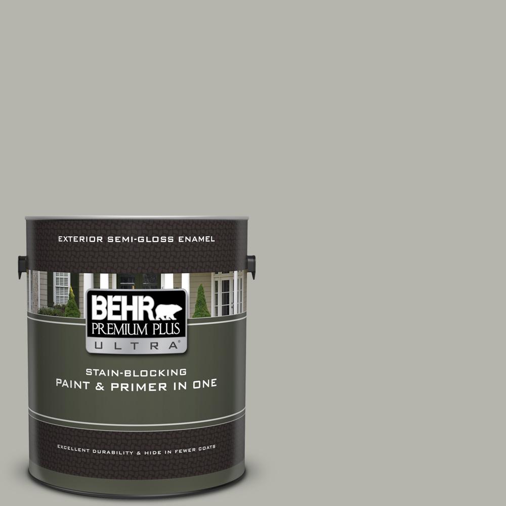 Behr Premium Plus Ultra 1 Gal Ppu25 08 Heirloom Silver Semi Gloss Ppu25 08 Heirloom Silver Semi Gloss