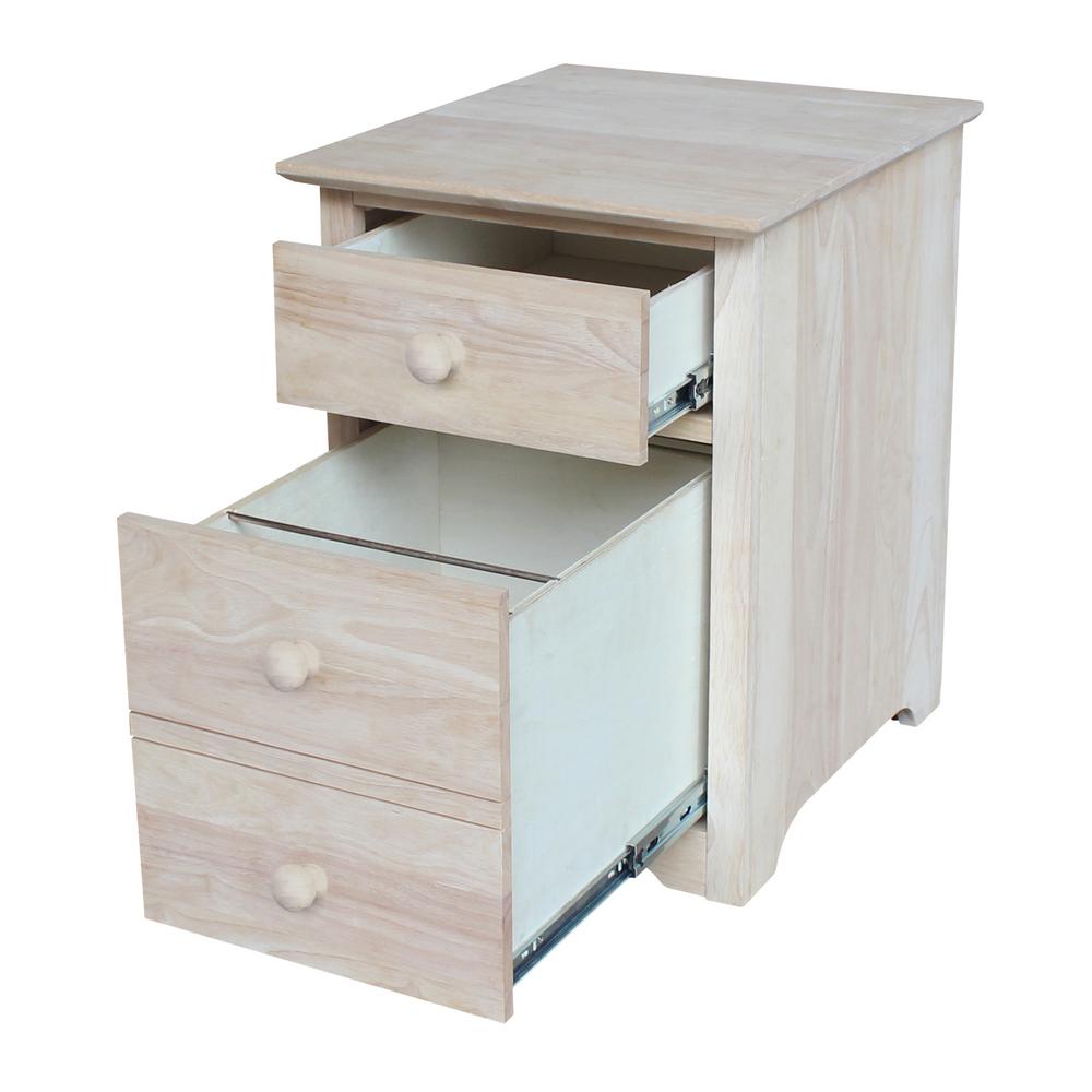 International Concepts Solid Wood Ready To Finish Rolling File