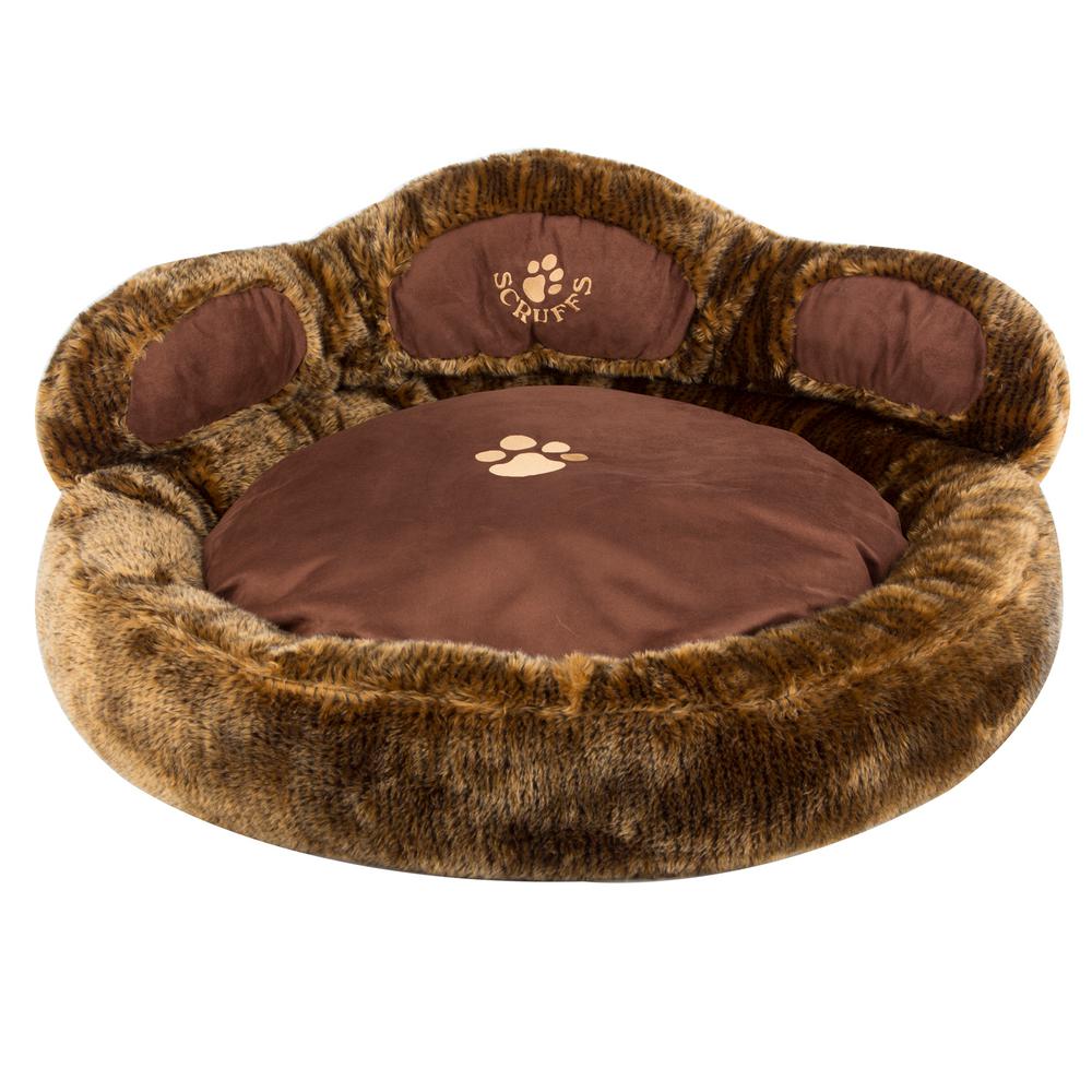 SCRUFFS Large Brown Cub Bear Dog BedBED/RCD/936693 The Home Depot