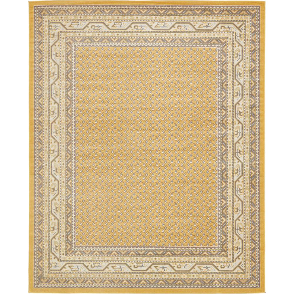 8 X 10 Yellow Area Rugs The Home Depot Williamsburg Yellow
