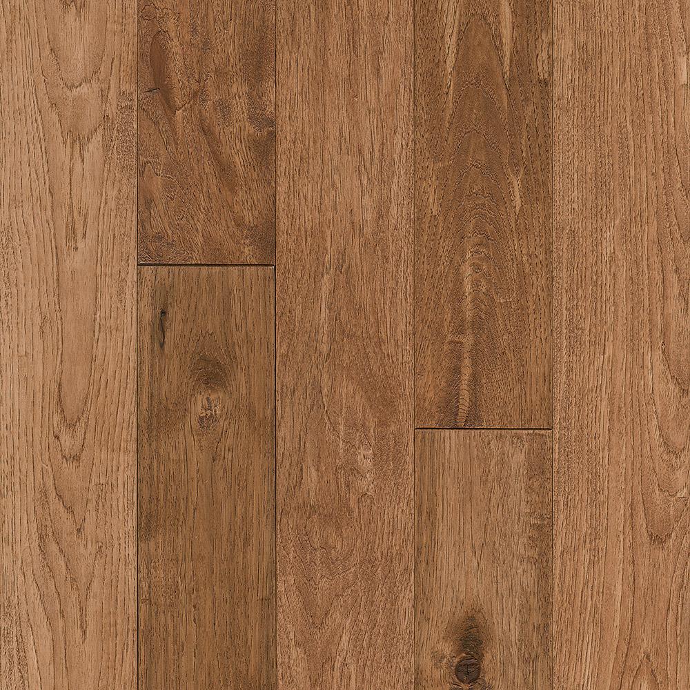 Light Brown Solid Hardwood Flooring The Home Depot Revolutionary Rustics Hickory Rich Doeskin 3 4 In T X 5