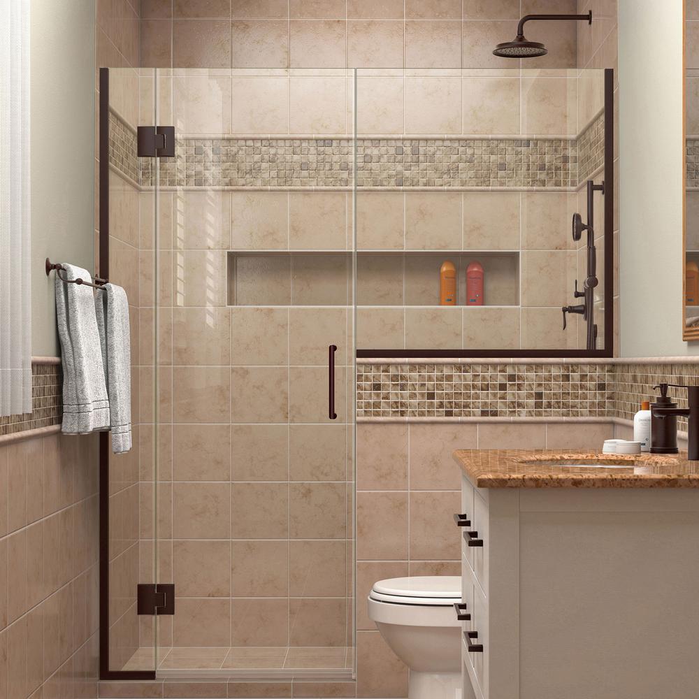 Dreamline Unidoor X 53 To 5 In 72 Frameless Hinged Shower Dreamline Unidoor X 53 To 5 In 72 Frameless Hinged Shower