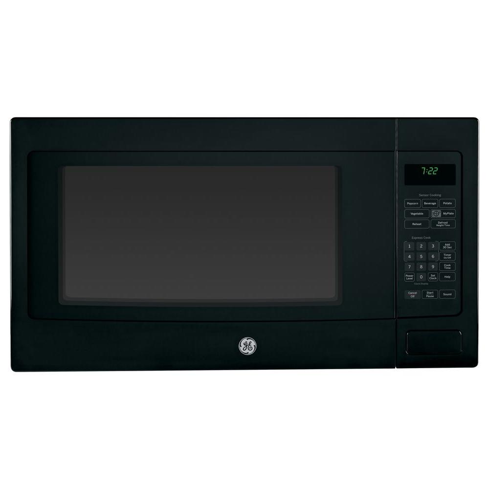 Ge Profile 2 Cu Ft Countertop Microwave In Stainless Steel 2 Cu Ft Countertop Microwave In Black With Sensor Cooking Ge Profile