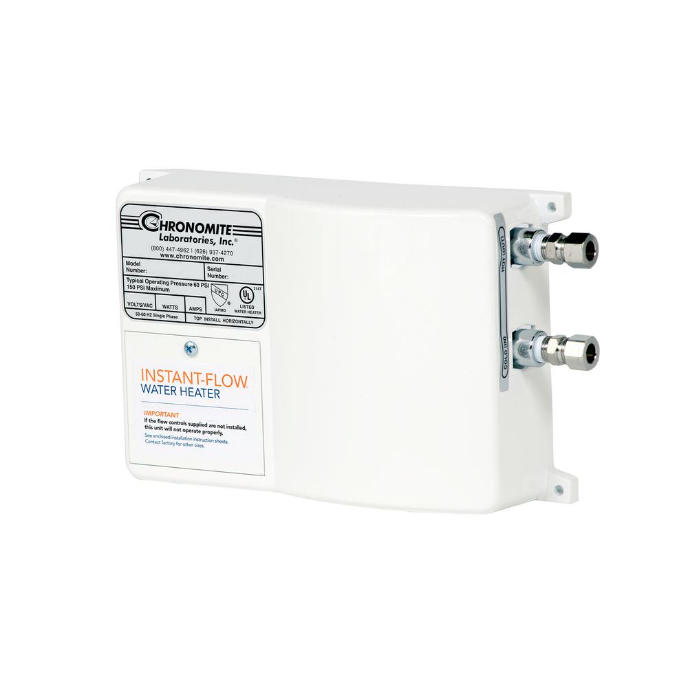 Instant-Flow Micro-Low Flow .35 GPM Point of Use Electric Tankless Flow Water Heater, 20 Amp, 208-Volt, 4160-Watt, 110°F Instant-Flow Micro-Low Flow .35 GPM Point of Use Electric Tankless Flow Water Heater, 20 Amp, 208-Volt, 4160-Watt, 110°F