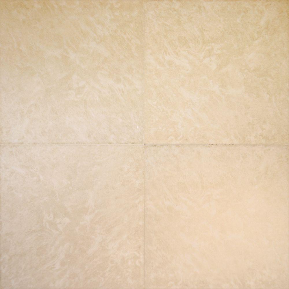16x16 Ceramic Tile The Home Depot Isla Beige 16 In X Glazed Ceramic Floor And Wall Tile