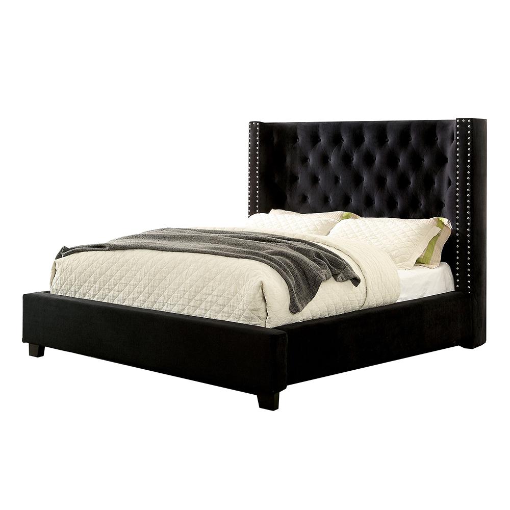 William's Home Furnishing Cayla Black Queen Adjustable Platform Bed ...