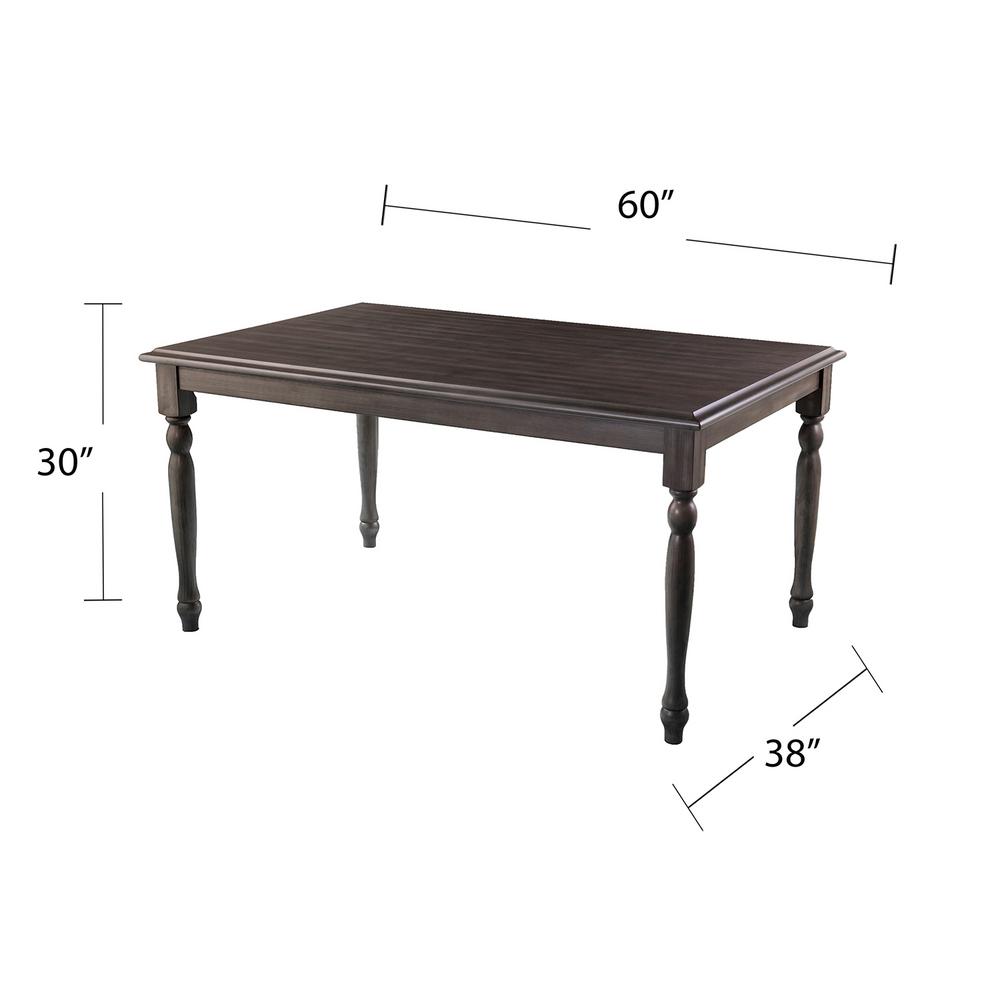 Southern Enterprises Ellery Gray Weathered Oak Farmhouse Dining Weathered Oak Farmhouse Dining