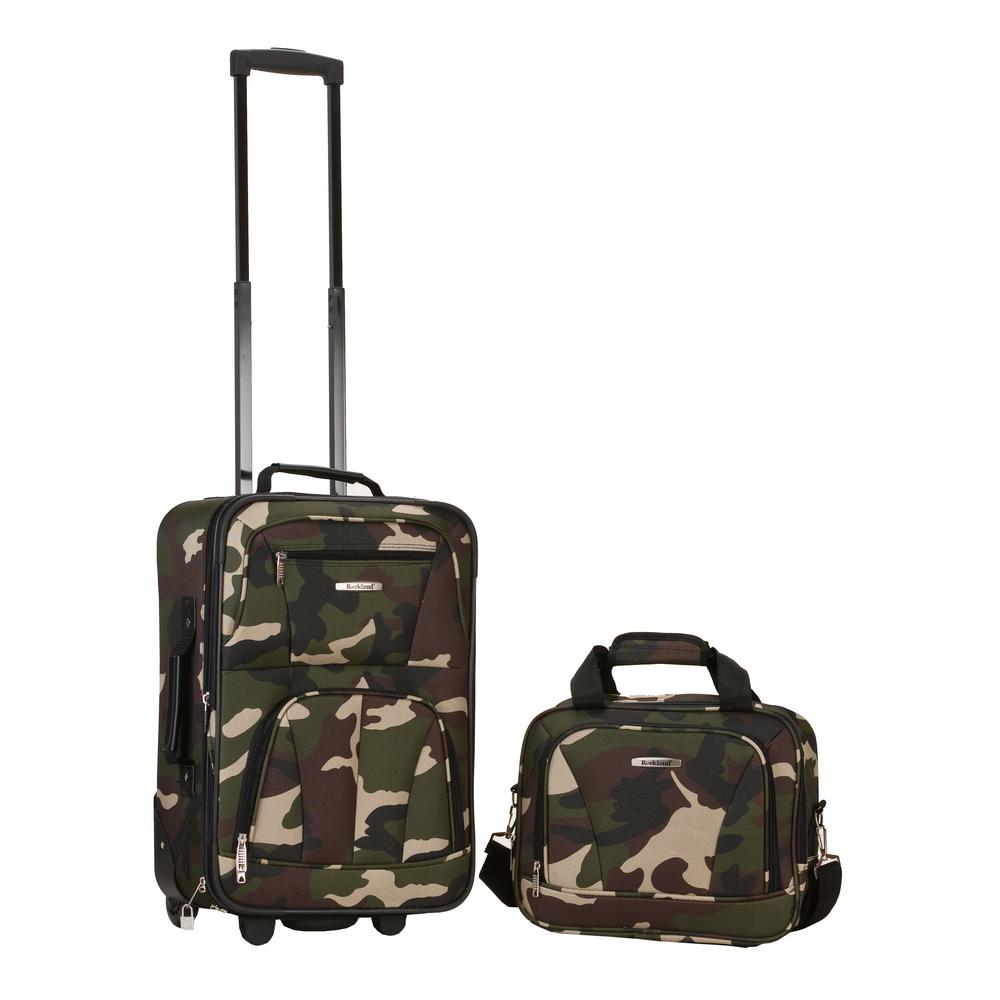 camo luggage set