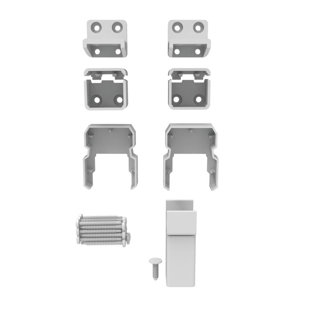 Veranda VersaRail White Aluminum Stair Bracket Kit (4)-73043078 - The ...