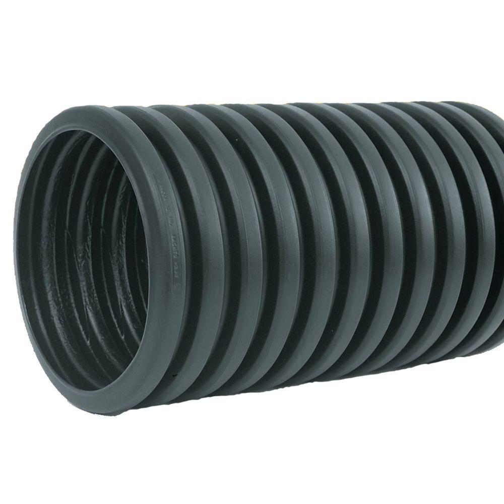 8 slot premium yellow corrugated drain pipe