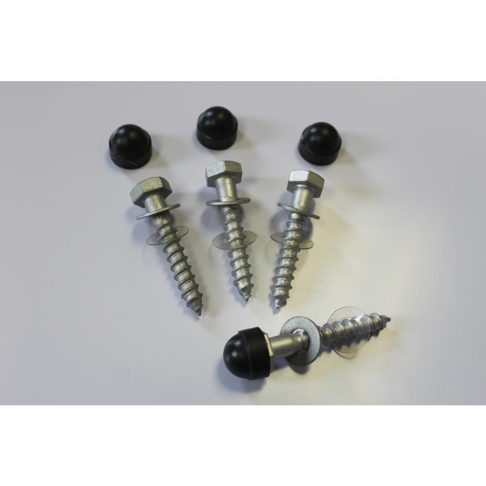 Prova PA22b Galvanized Steel Hex Screw Post Anchors (4Piece)86120 The Home Depot