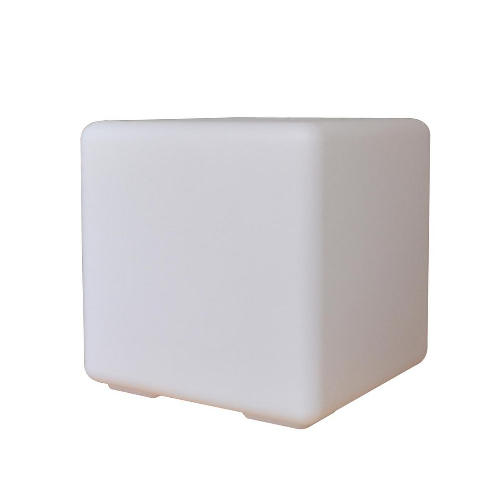 Battery Integrated Led Outdoor Lamps Lighting The White Multicolor Outdoor Cube Lamp