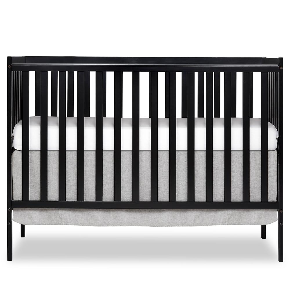 Crib Toddler Black Cribs Mattresses Baby Furniture The Home Depot