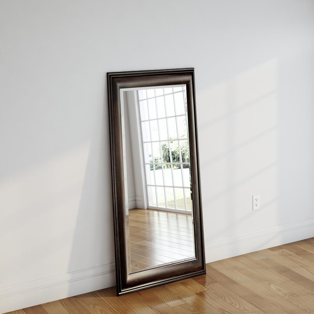 31 In X 64 5 American Walnut Beveled Full Mirror