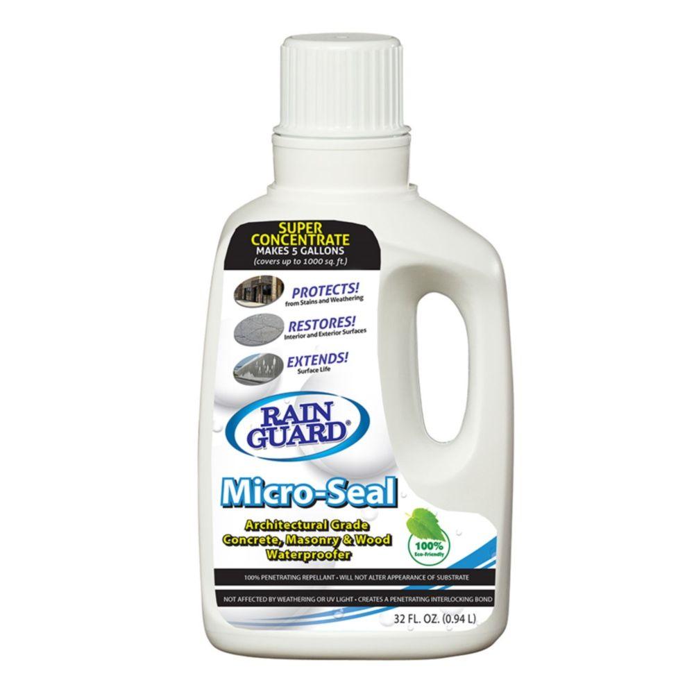 RAIN GUARD MicroSeal 32 oz. Super Concentrate WaterBased SilaneSiloxane SealerCR