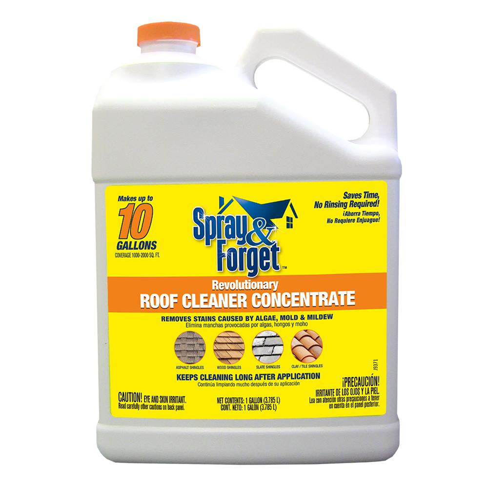 Spray Forget 1 Gal Revolutionary Roof Cleaner Concentrate Sfrcg04 The Home Depot
