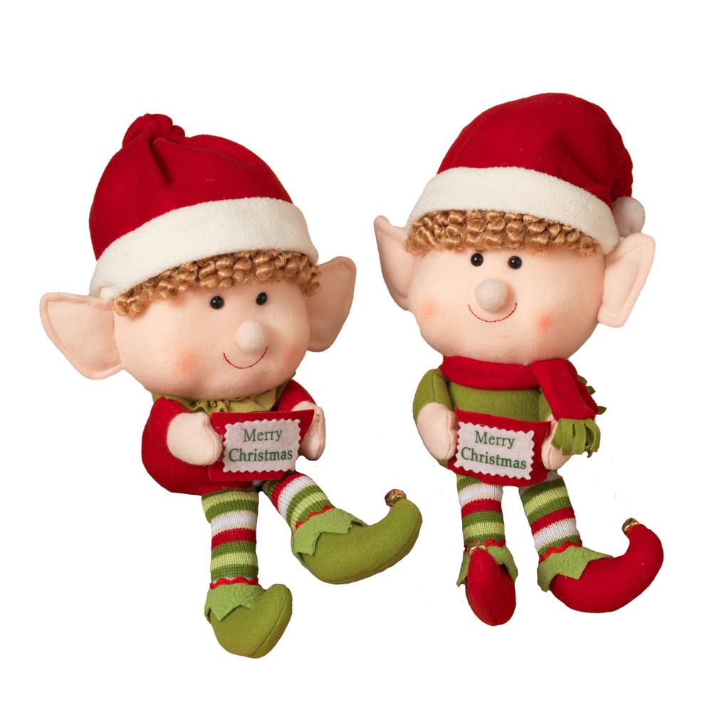 christmas house plush elves