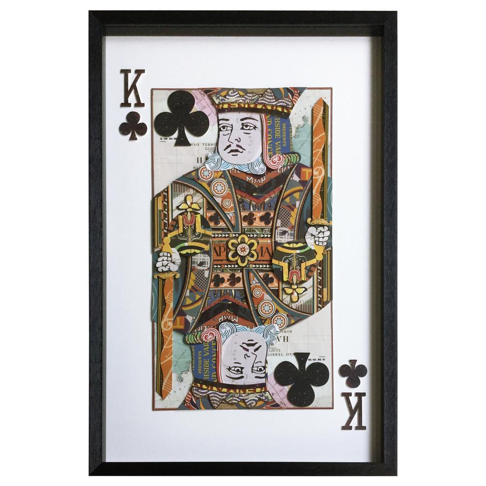 Yosemite Home Decor King Of Clubs By Unknown Artist Framed Wall