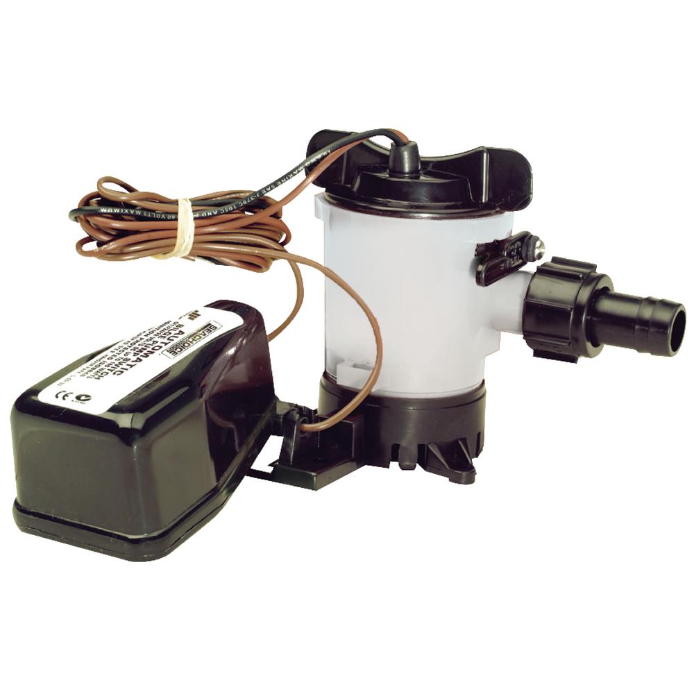Seachoice 12 Volt 750 Gph Bilge Pump And Float Switch Combo