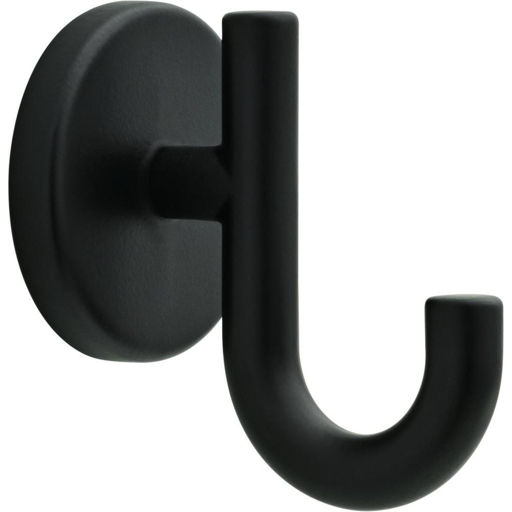 Delta Lyndall Single Towel Hook In Matte Black
