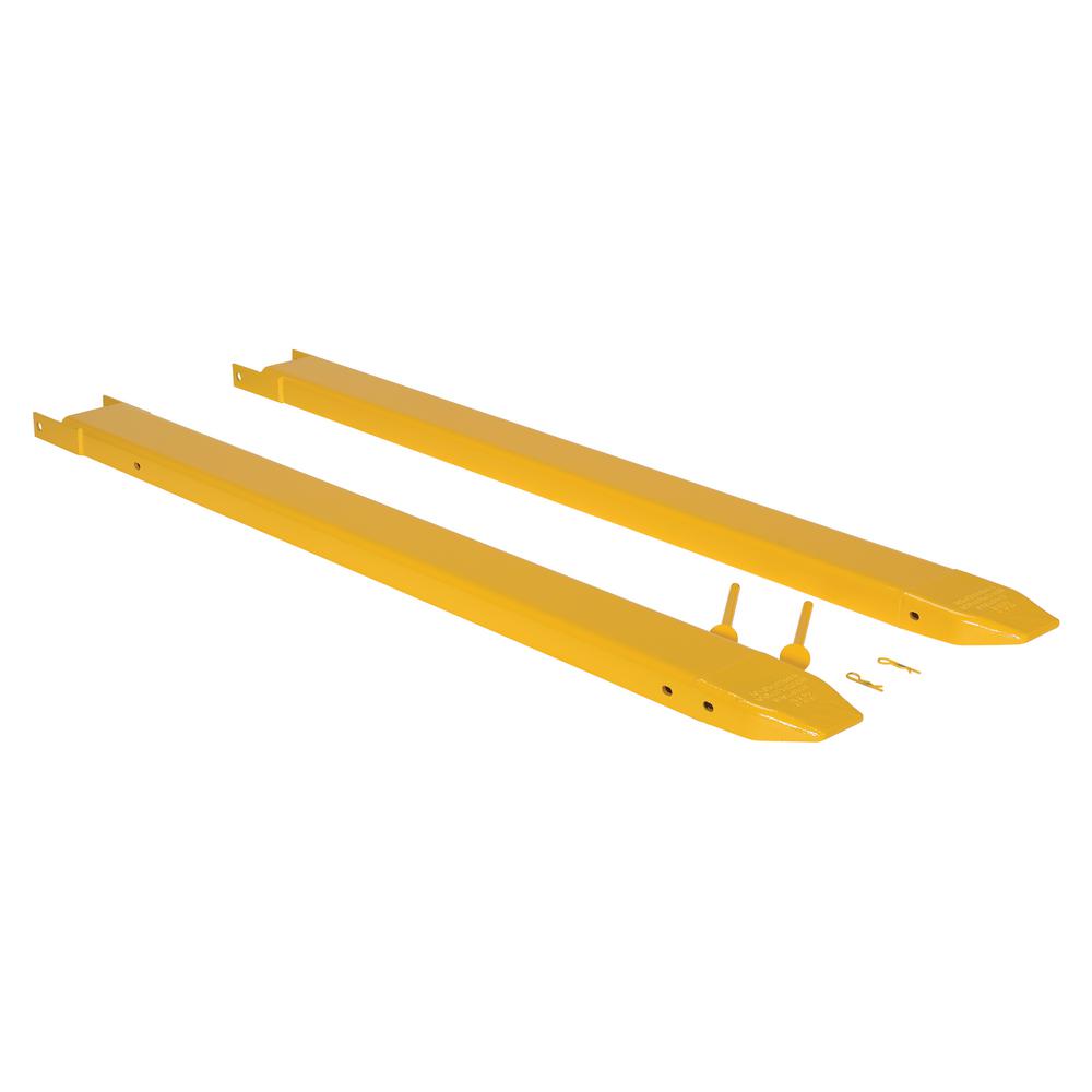 Vestil 72 in. x 5 in. Fork Extensions Pin StyleFE572P The Home Depot
