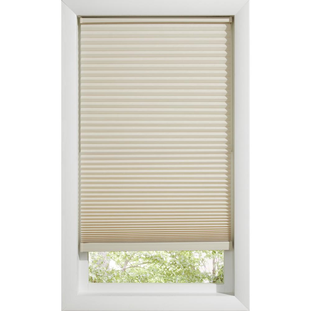 Home Decorators Collection Parchment 9 16 In Cordless Light Filtering Cellular Shade 23 In W X 48 In L Actual Size 22 625 In W X 48 In L 10793478636532 The Home Depot